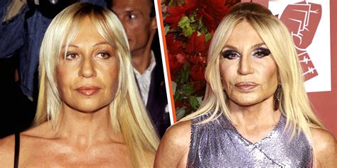 gianni versace donatella actress|donatella versace then and now.